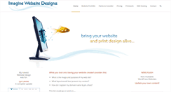 Desktop Screenshot of imaginewebsitedesigns.com